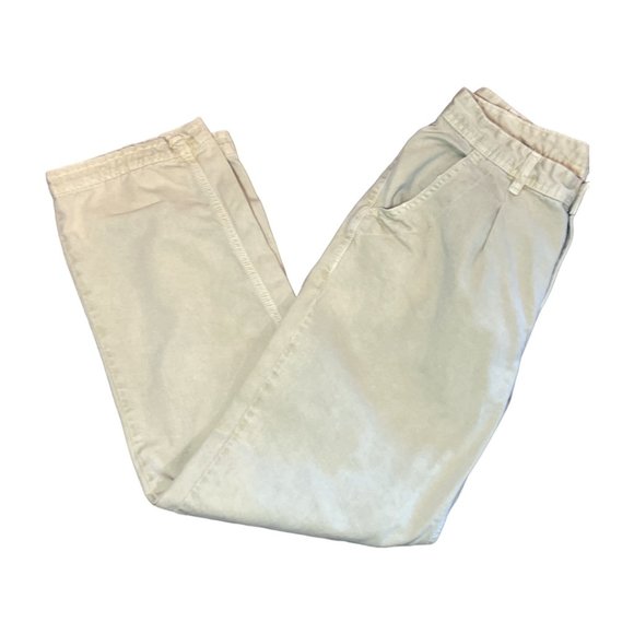 Free People Women's Size 2 Khaki Cya Later Skate Trouser Relaxed Loose Mis-Rise - Picture 10 of 11